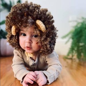 Baby Lion Hat Costume